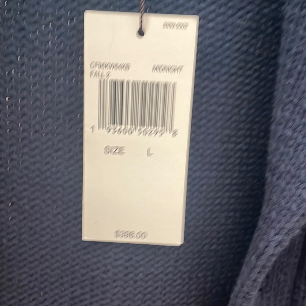 NWT Michael Kors Men’s Navy blue sweater Size L - Picture 4 of 9